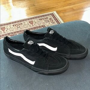 Vans Black & White Old Skool Low-Top Sneakers